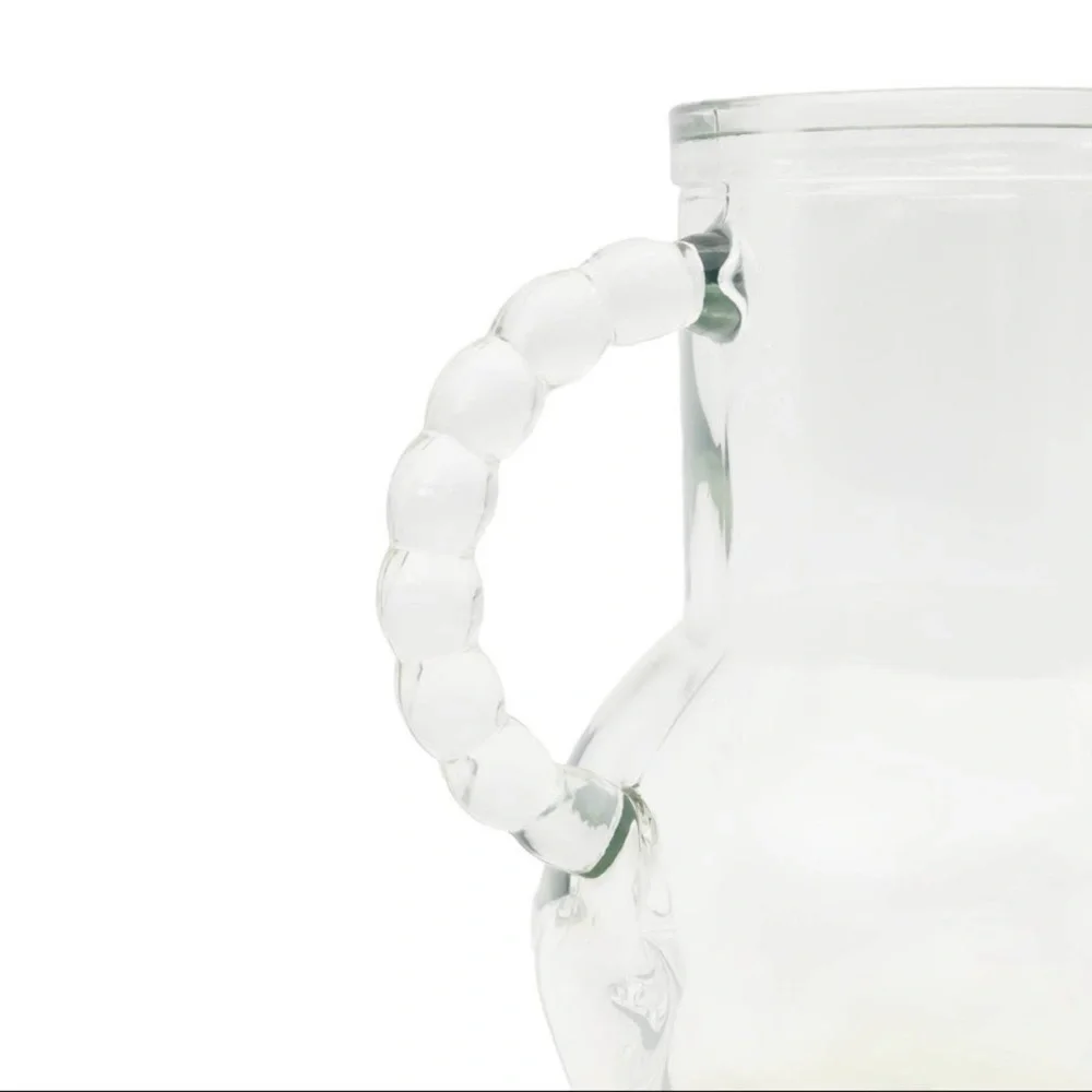 New Target Bullseye Playground Clear Glass Pitcher with Green Tinted Base, 2026